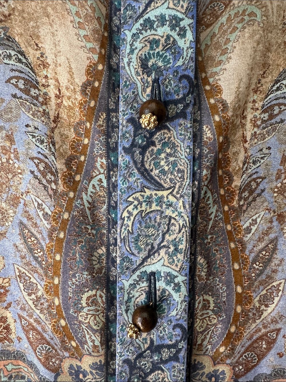 Zimmermann Wanderlust Paisley Silk Blouse  Sz 3, US 10 NWT - Picture 8 of 11